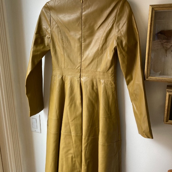 YUXINER Vegan leather dress - Picture 4 of 5